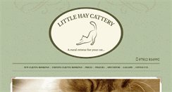 Desktop Screenshot of littlehaycattery.co.uk